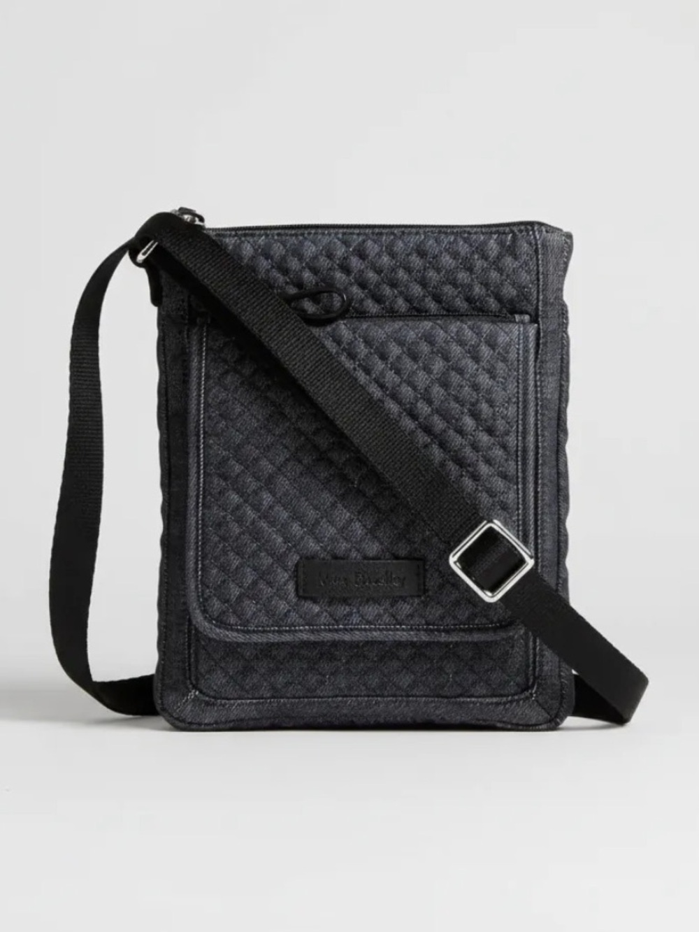 Vera Bradley RFID Mini Hipster Crossbody Bag Quilted Denim Dark‎ Wash